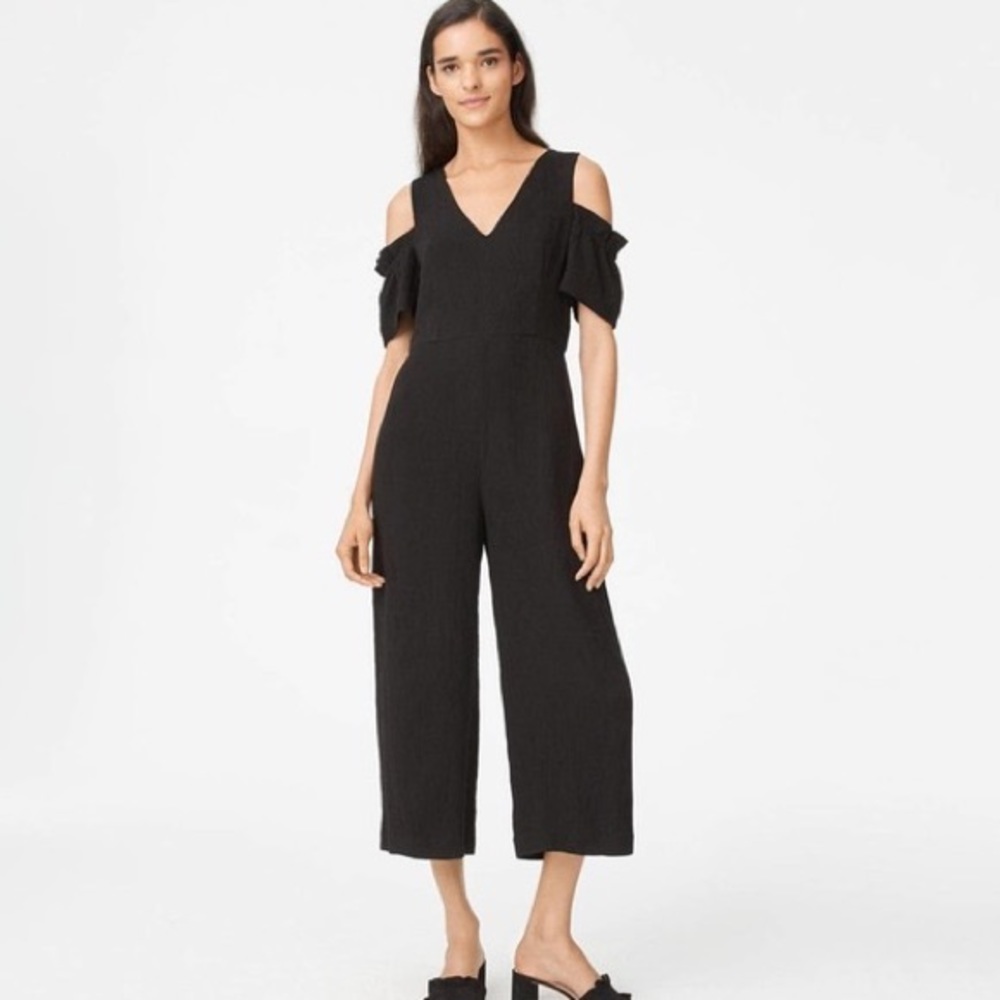Club Monaco Sabellah Ribbed Jumpsuit - Size 0